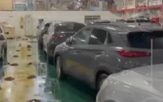 Bootovertocht Spanje-Marokko nachtmerrie door storm, stoelen vliegen rond, auto's beschadigd