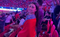 Farah El Khalifi, vrouw van topscorer Yassir Zabiri, viraal na WK-zege