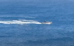 Koning Mohammed VI gespot in wateren bij Ceuta (video)