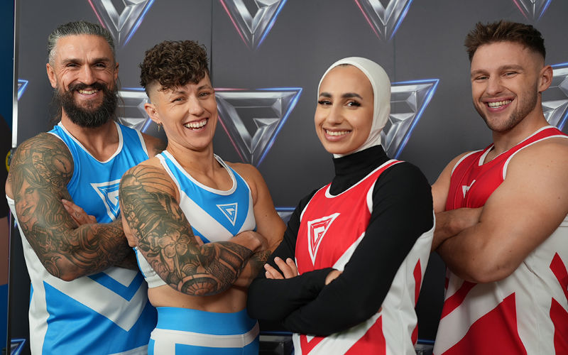 Aneila Afsar, eerste kandidaat met hijab in Britse cultshow "Gladiators"