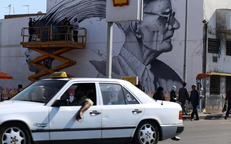 Foto's: street art in Rabat