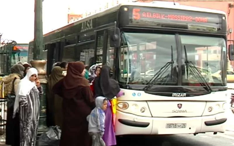 Grote actie tegen intimidatie op de bus in Marrakkech