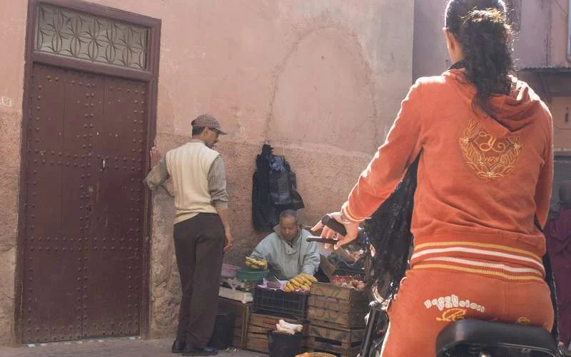 Marrakech bromfietshoofdstad van Marokko