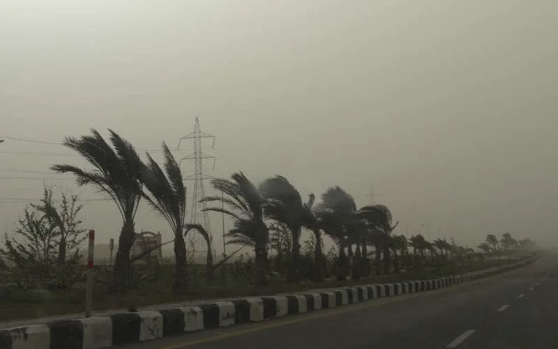 Zandstorm en overstromingen in Marrakech
