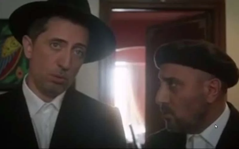 Hassan El Fad en Gad Elmaleh samen voor de camera