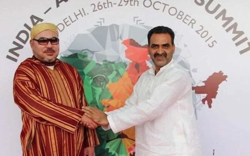 Waar verblijft Koning Mohammed VI in India? (foto's)