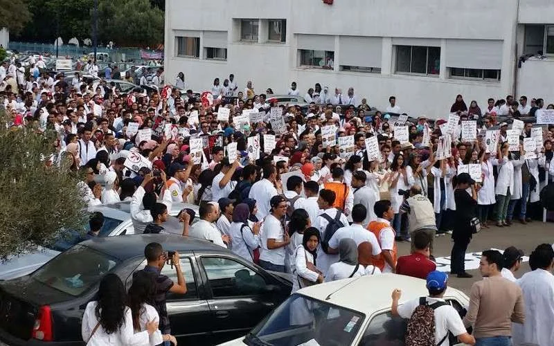 Conflict tussen regering en medische studenten in Marokko (video)