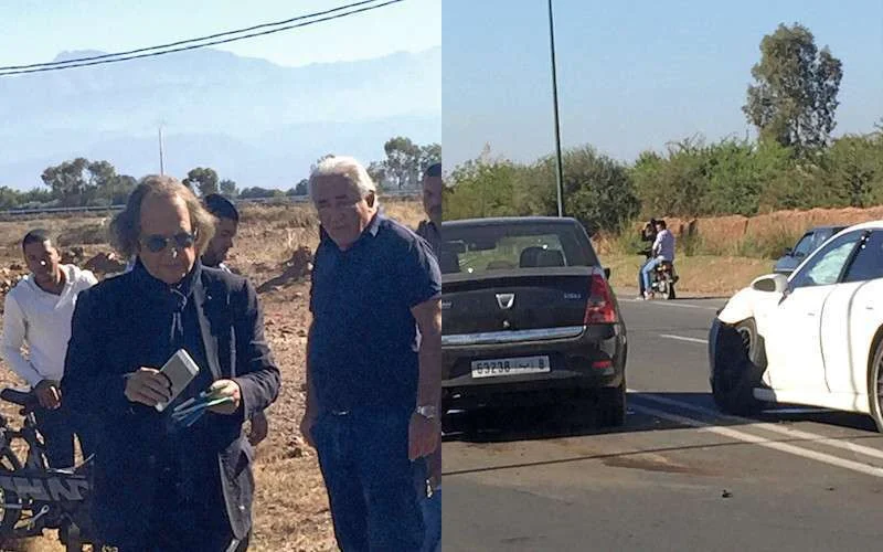 Dominique Strauss-Kahn slachtoffer verkeersongeval in Marokko