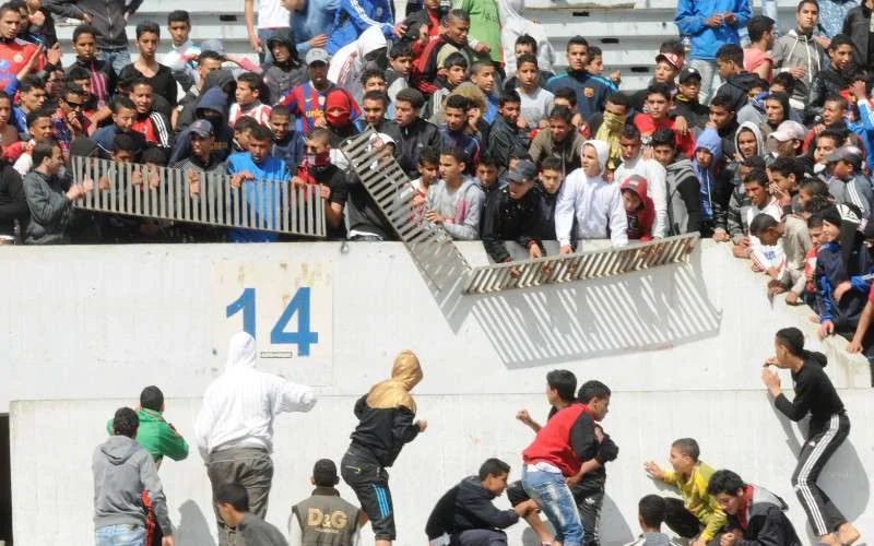 Opnieuw hooligans cel in in Casablanca
