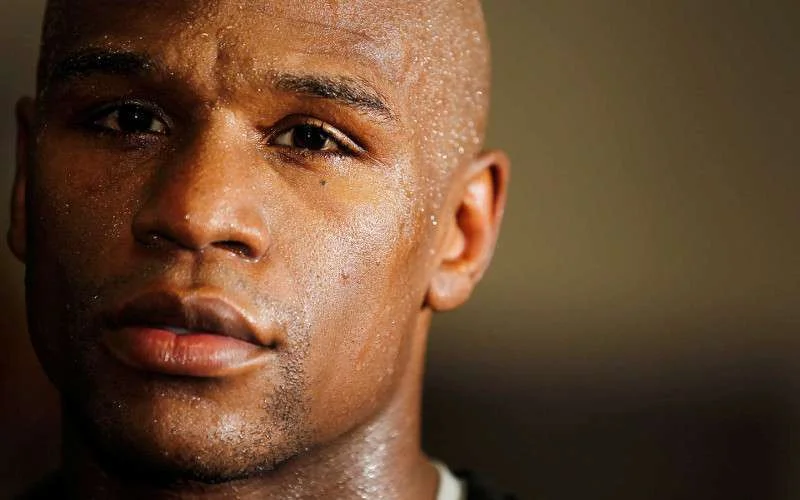 Amerikaanse bokskampioen Floyd Mayweather in Marrakech