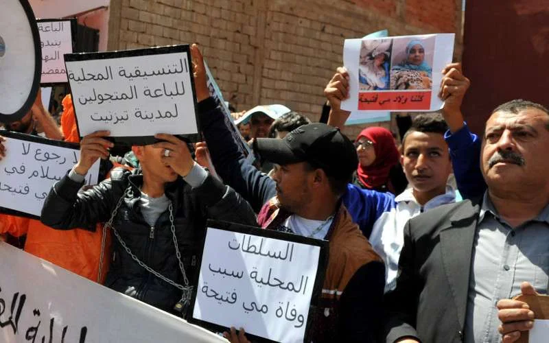 Zelfverbranding Kenitra: Kaïd cel in