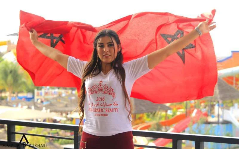 Marokkaanse Najlae El Amrani is Miss Arabic Beauty 2016 (foto's)