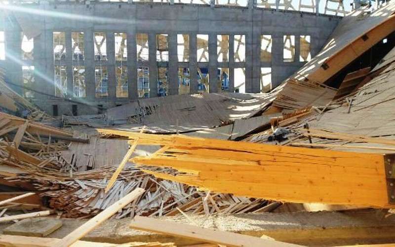 Instorting dak olympisch zwembad Tanger 