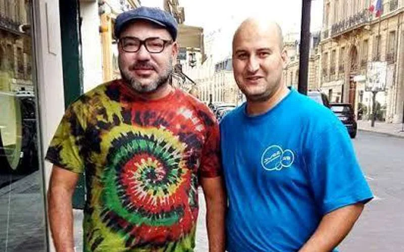 Nieuwe foto's Mohammed VI in Parijs