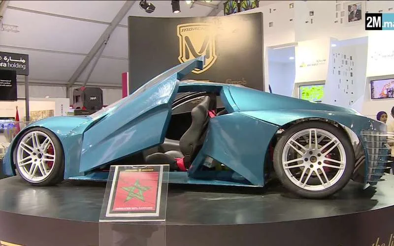 Jonge Marokkaan ontwikkelt elektrische sportwagen (video)