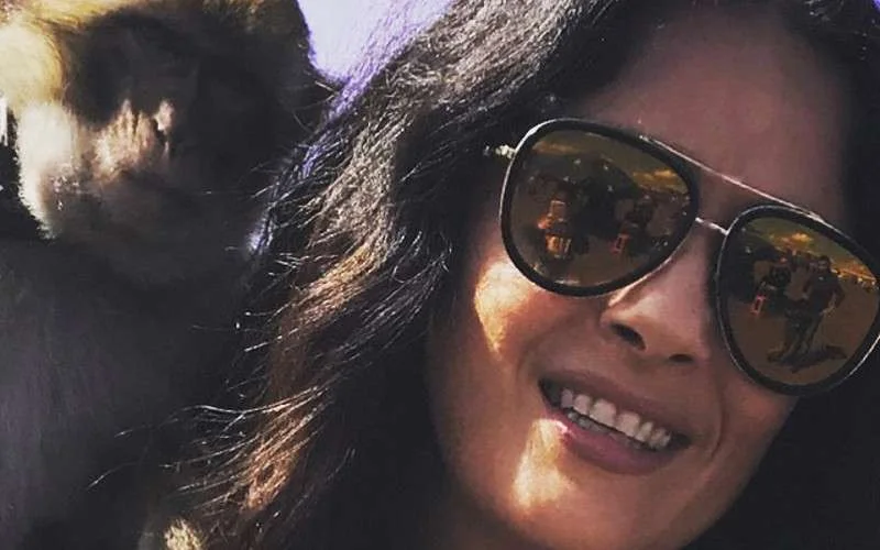 Foto: Salma Hayek in Marrakech