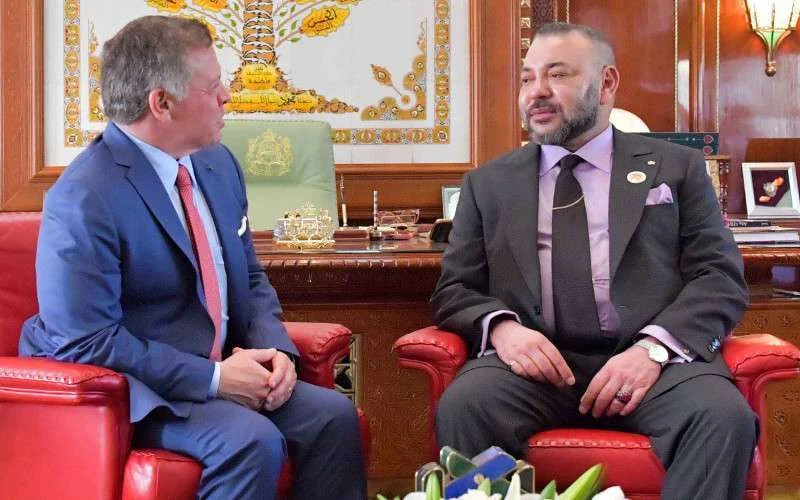 Koning Mohammed VI binnenkort in Jordanië?