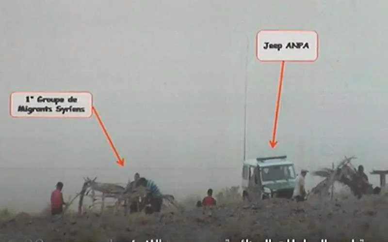 Syrische vluchtelingen: Algerije liegt, het bewijs in video!