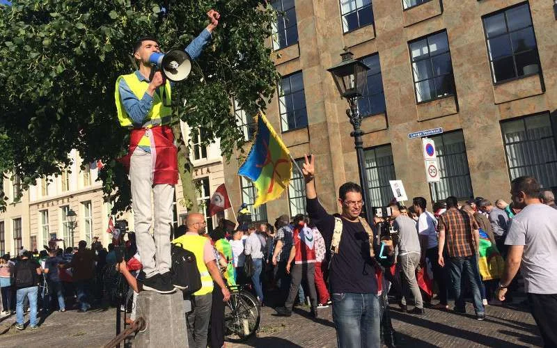 Grote demonstratie voor Rif in Den Haag (video)