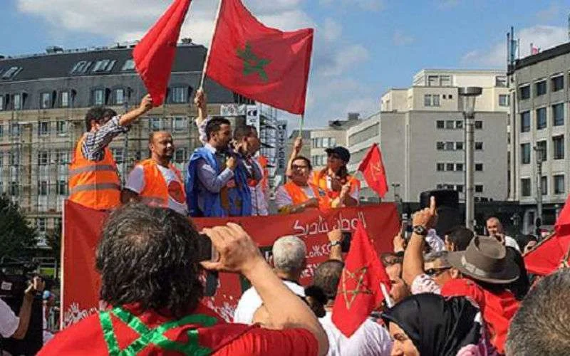 Marokkanen in België straat op voor « eenheid van Marokko » (video)