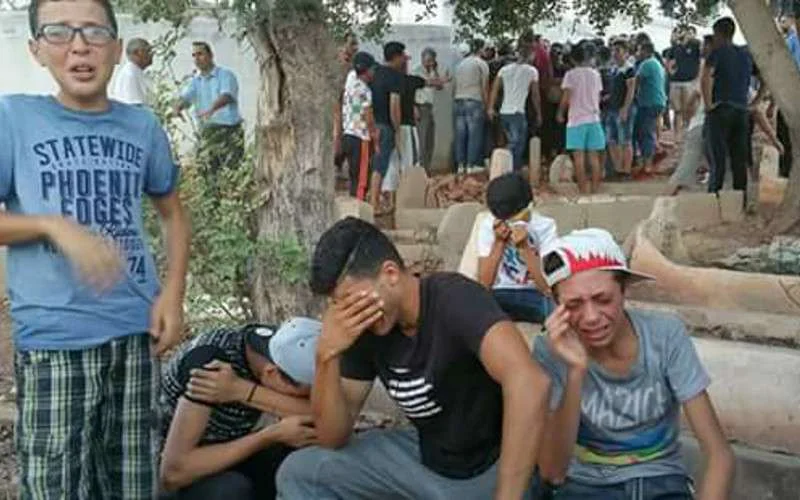 Gespannen sfeer op begrafenis Imad Attabi in Al Hoceima