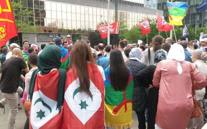 Ruim duizend mensen demonstreren voor Rif in Brussel