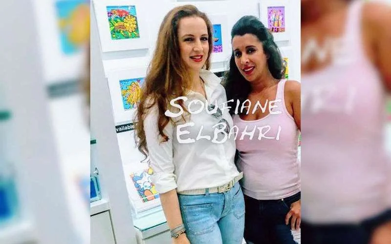 Mooie foto van Lalla Salma in Parijs