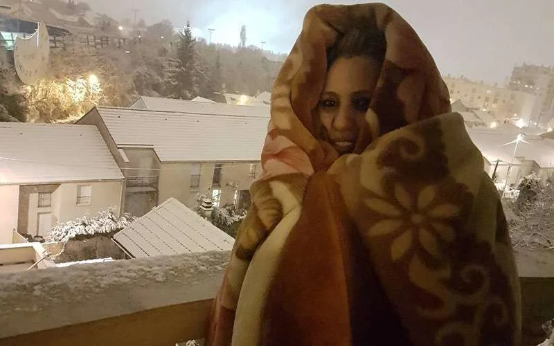 Najat Aatabou deelt haar tip tegen de kou (foto)