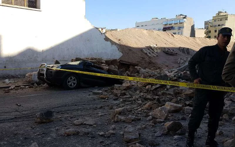 Doden en gewonden bij instorting muur in Casablanca (video)