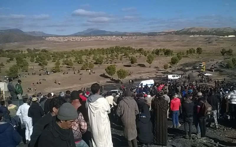 Woede in Jerada na overlijden mijnwerkers