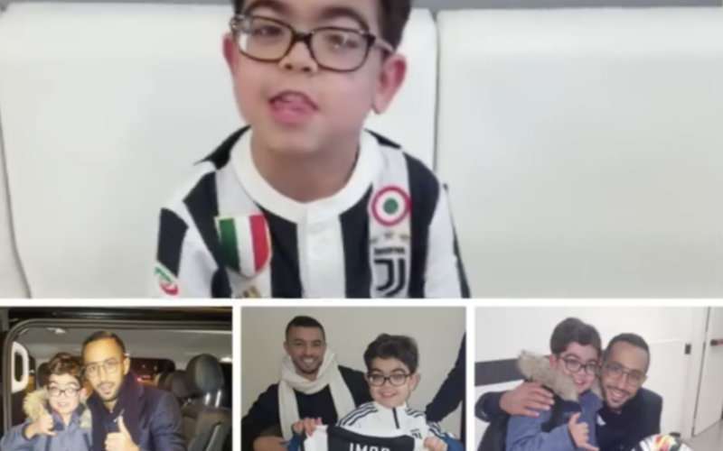 Mehdi Benatia ontmoet "zijn held" (foto's)