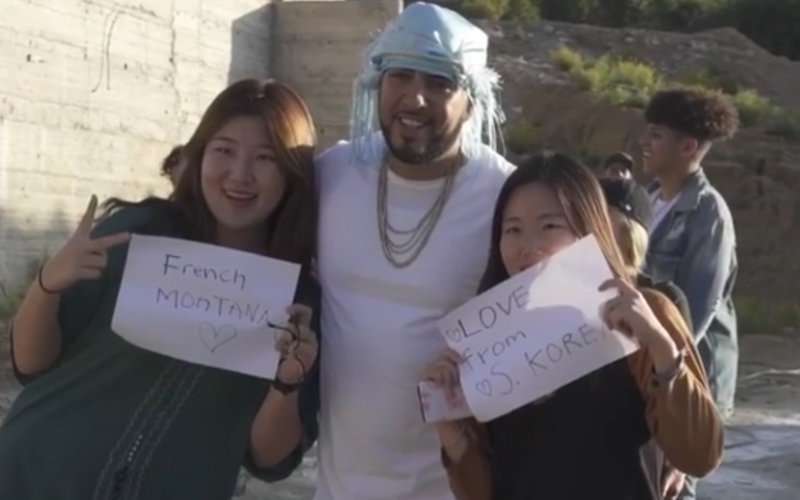Met French Montana achter schermen "Famous" (video)