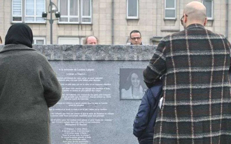 Eerbetoon aan Loubna Lafquiri, Marokkaanse slachtoffer aanslag Brussel