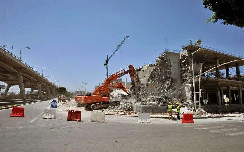 Winkelcentrum Salé gesloopt na koninklijke woede (video)