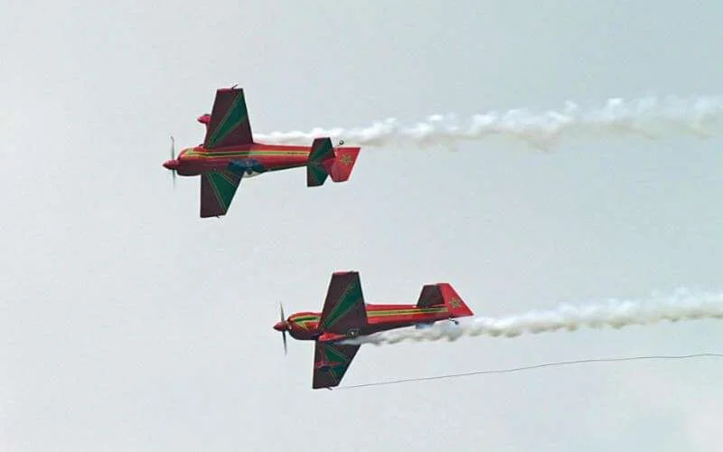 Marokkaans leger geeft vliegshows in Mdiq en Martil (video)