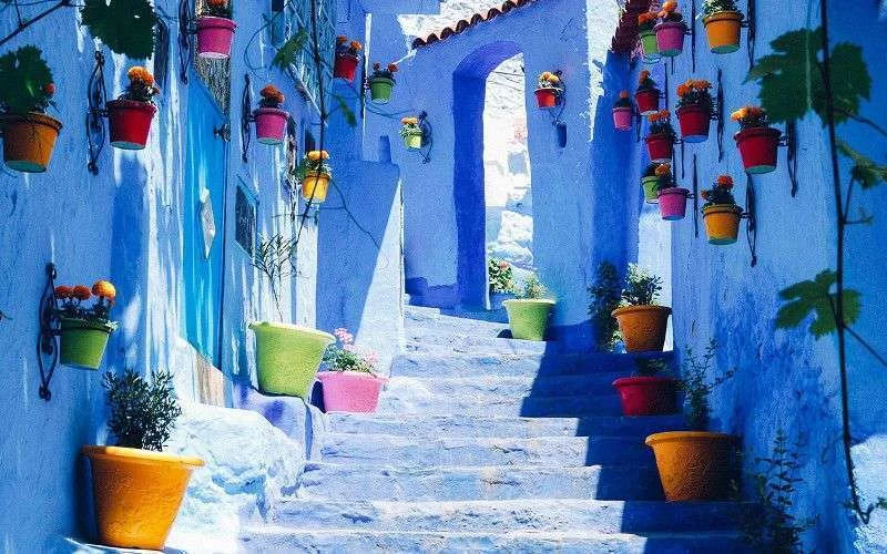 Chefchaouen bij te bezoeken steden in 2019 volgens Vogue