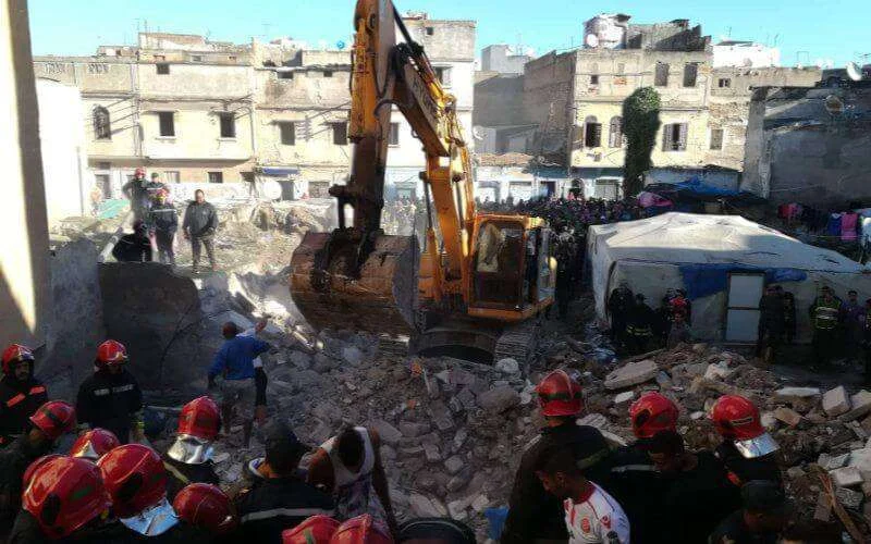 Instorting drie huizen in Casablanca, drie doden (video)
