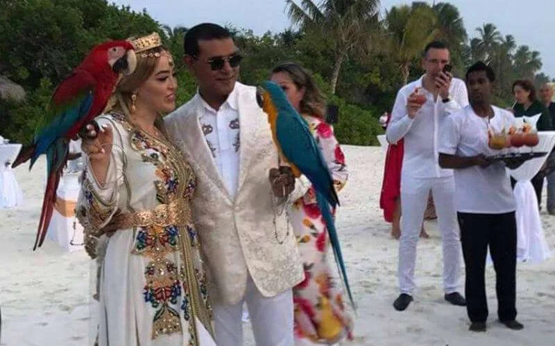 Marokkaanse trouwfeest op Malediven is hit (video)