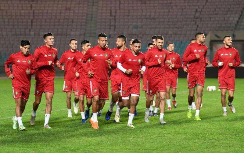 Voetbalwedstrijd Marokko-Argentinië in Rabat zonder Lionel Messi