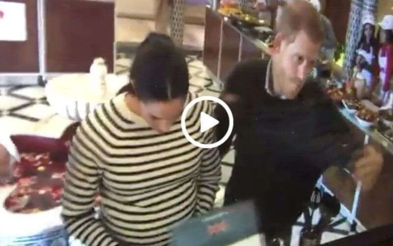 Prins Harry kwaad op Marokkaanse cameraman na incident met kind (video)