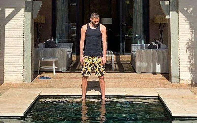 Franse international Karim Benzema in Marrakech (foto)