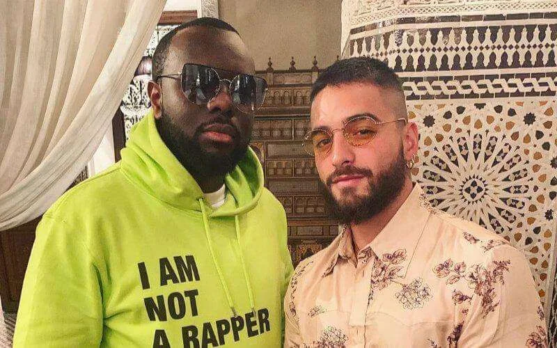 Maluma en Maître Gims maken samen nieuwe clip in Marrakech