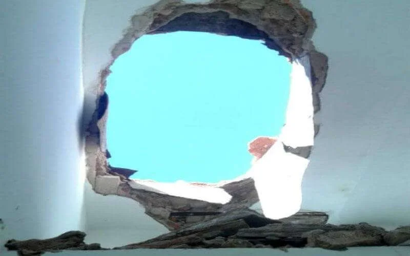 Marokko: dak ziekenhuis in Rabat gedeeltelijk ingestort (foto's)