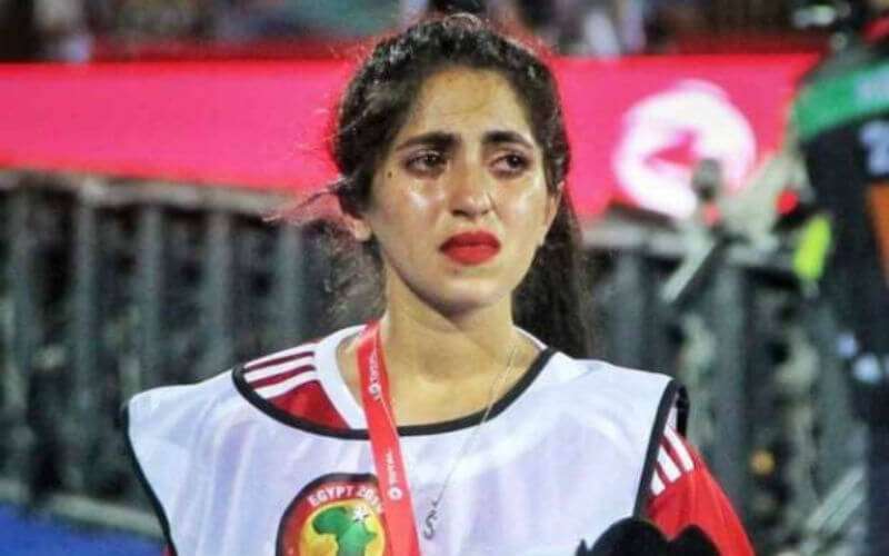 Afrika Cup 2019: Marokkaanse fotografe in tranen hit op internet