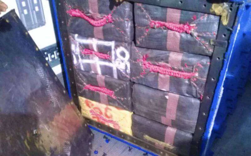 Recordvangst drugs in Tanger Med (foto's)