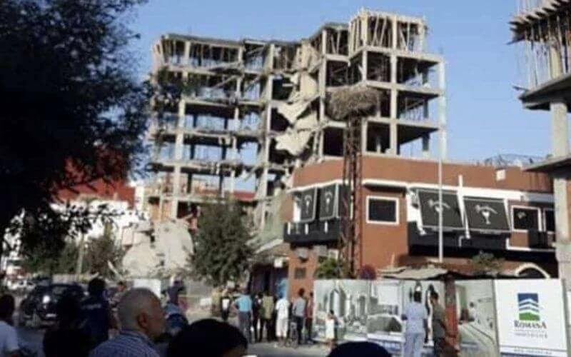 Pand in aanbouw ingestort in Kenitra (video)