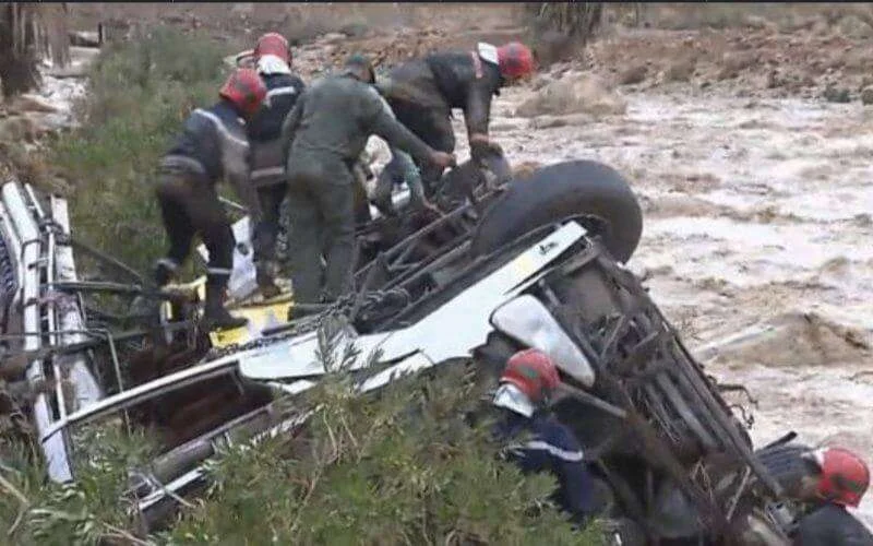 Chauffeur busongeluk Errachidia geeft zichzelf aan bij de politie