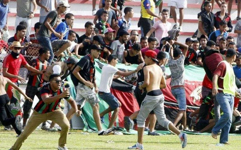 Marokkaanse politie treedt op tegen hooligans, 19 arrestaties