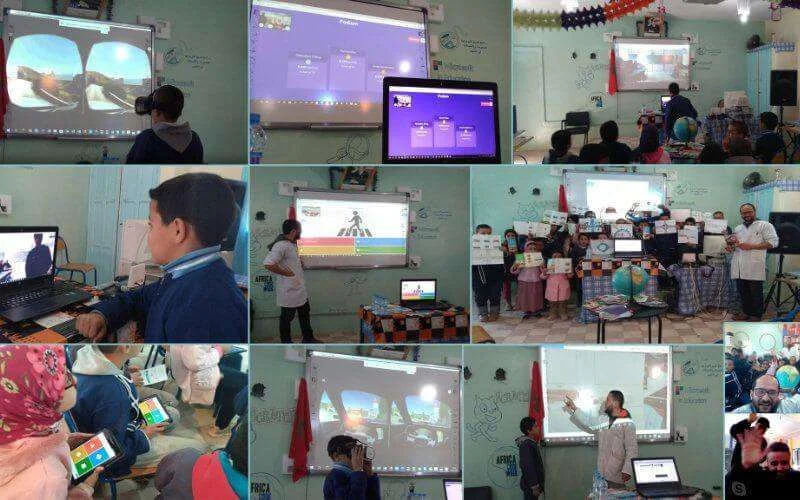 Marokkaanse docent onderscheiden voor ontwikkelen interactief bord