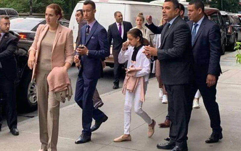 Prinses Lalla Salma in New York (foto)